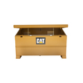 Cat Slope-Lid Jobsite Chest, Yellow, 60 in W x 30 in D x 39-1/2 in H CT43R